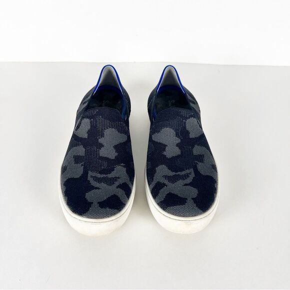Rothy's The Sneaker Original Slip On Sneaker in Gray Camo Size 8 - Picture 2 of 9